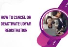 How to Cancel or Deactivate Udyam Registration