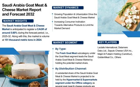 Saudi Arabia Goat Meat & Cheese Industry Overview Market to Witness Huge Growth by 2032