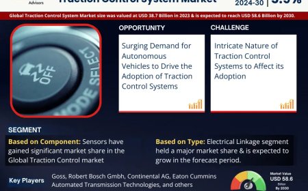 Traction Control System Market Poised for Strong 5.9% CAGR Through 2030 | Size & Opportunity Insights