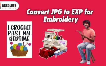 Simplified Process to Convert JPG to EXP for Embroidery