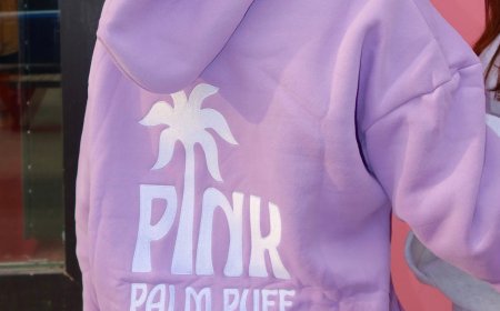 Cozy Luxury in Full Bloom: The Allure of Pink Palm Puff Pajamas