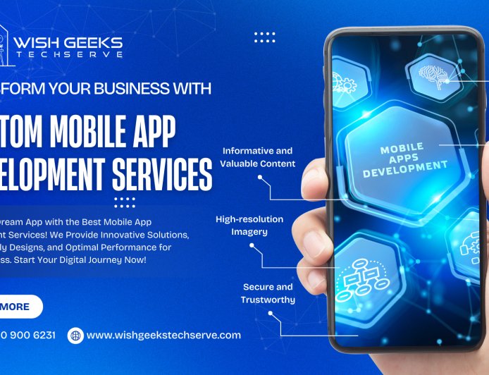 Top Mobile App Development Company in India for Custom Native and Cross-Platform Apps—Wish Geeks Techserve