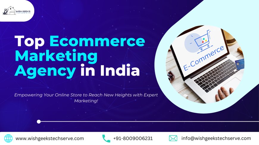 Best Ecommerce Marketing Agency in India to Help You Grow Your Brand Online—Wish Geeks Techserve